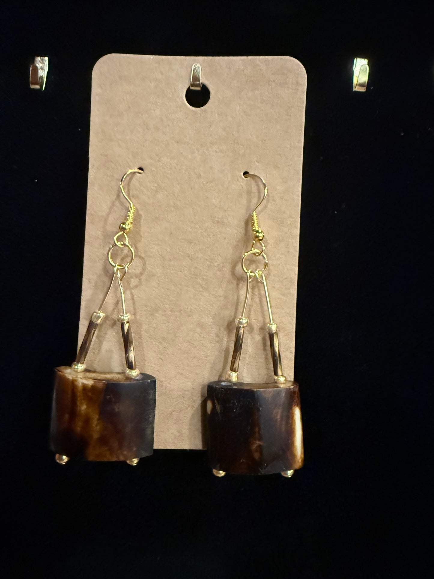 Natural Brown Statement Pair