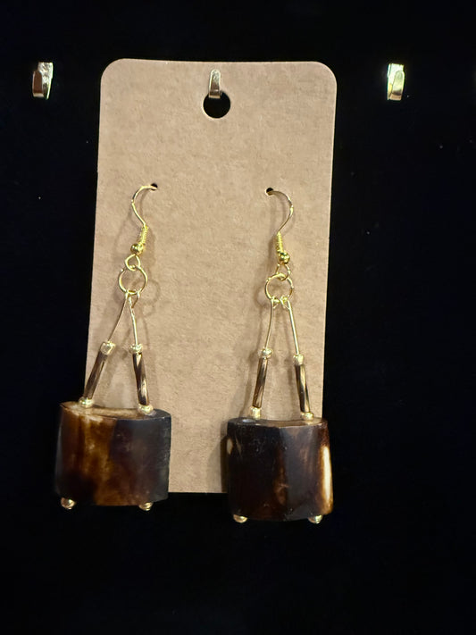 Natural Brown Statement Pair