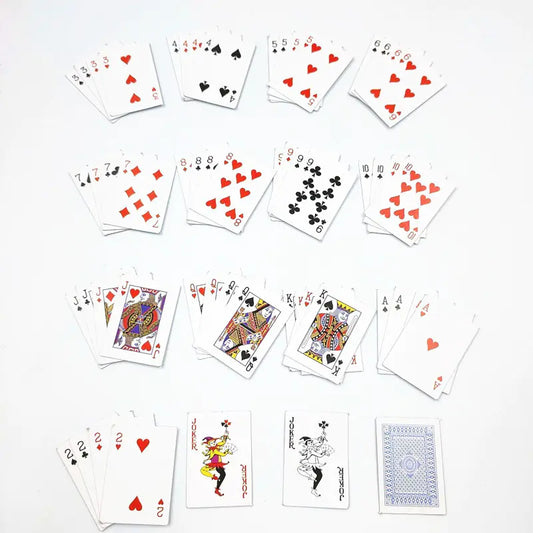Creative Mini Playing Cards Keychain - Cartoon Pendant