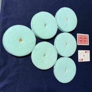 Teal playing cards holder set of 6